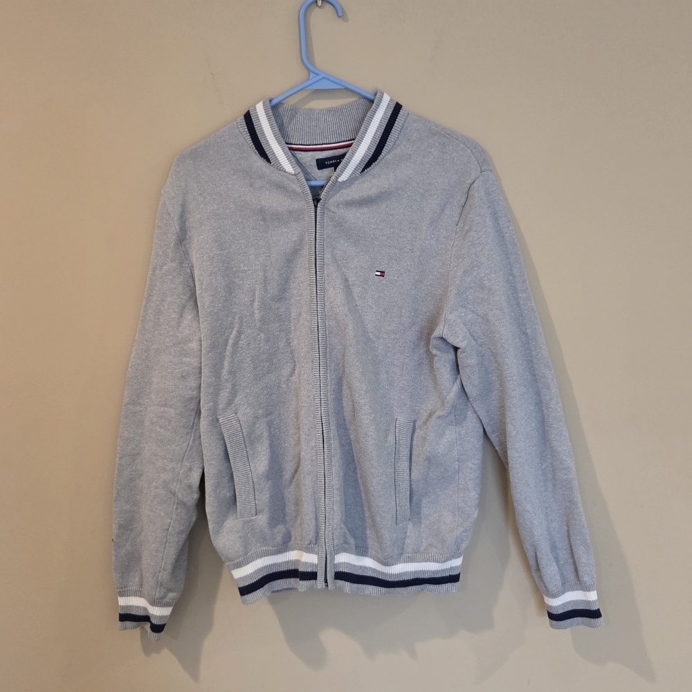 Tommy Hilfiger Full Zip Baseball Sweater